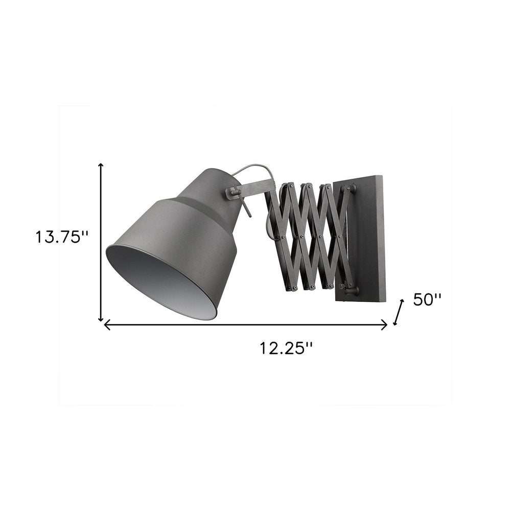 Plexus 1-Light Gray Sconce - SKU 398795