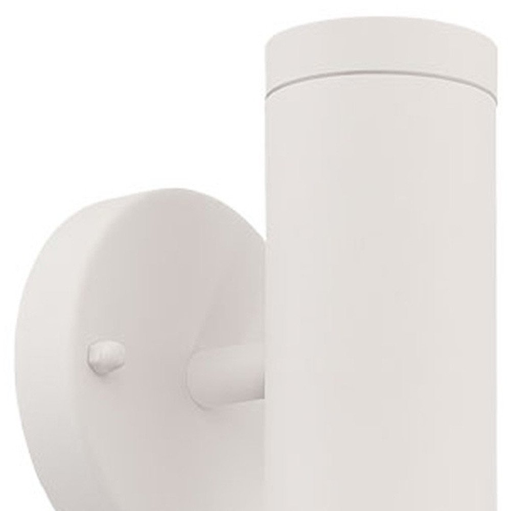 White LED Dimmable Outdoor Hanging Light With White Shades