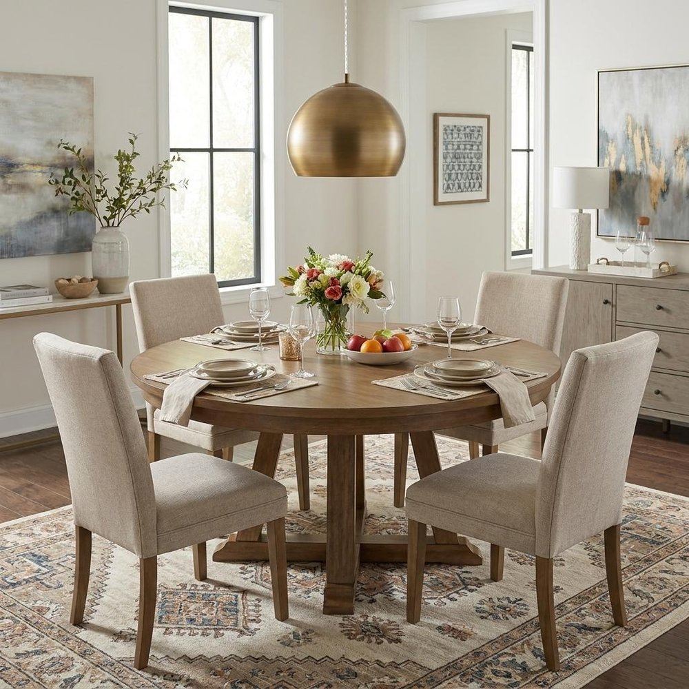 Latitude 1-Light Hand Painted Antique Gold Pendant With Gold Interior Shade
