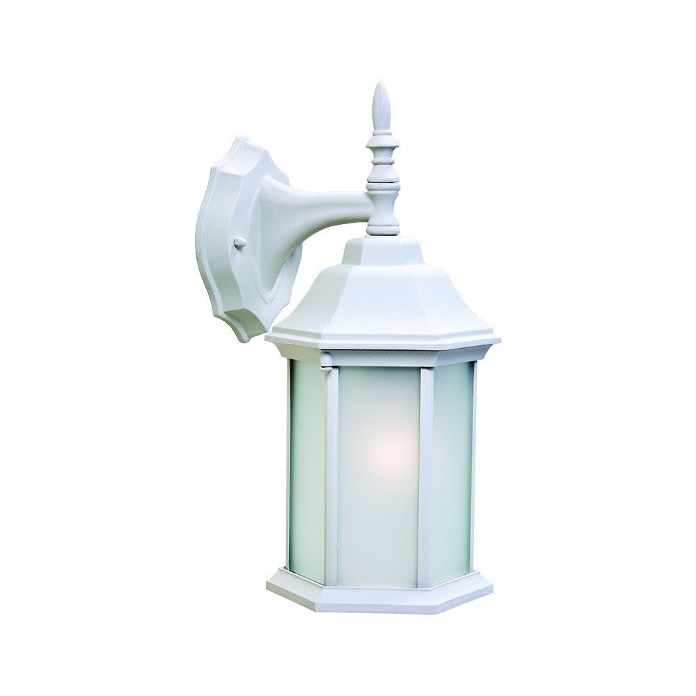XL White Frosted Glass Swing Arm Wall Light on a white background