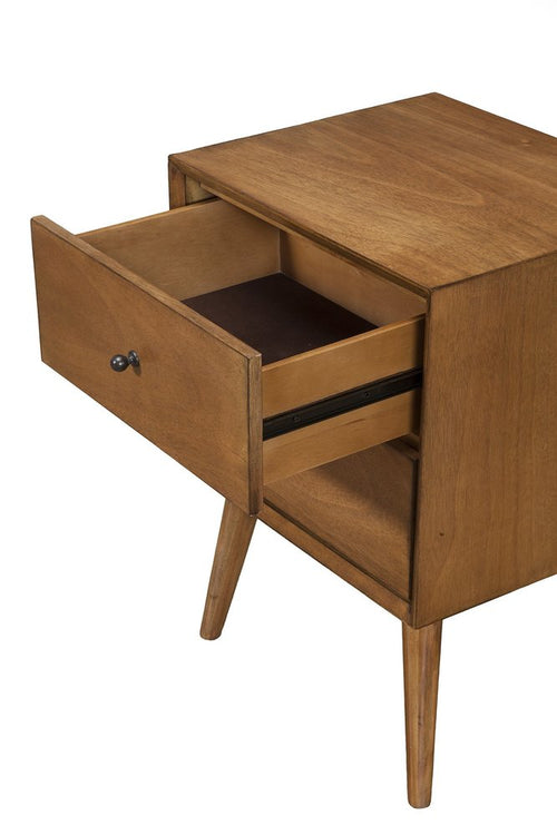 26" Solid Wood and Wood Two Drawer Nightstand - SKU 399263