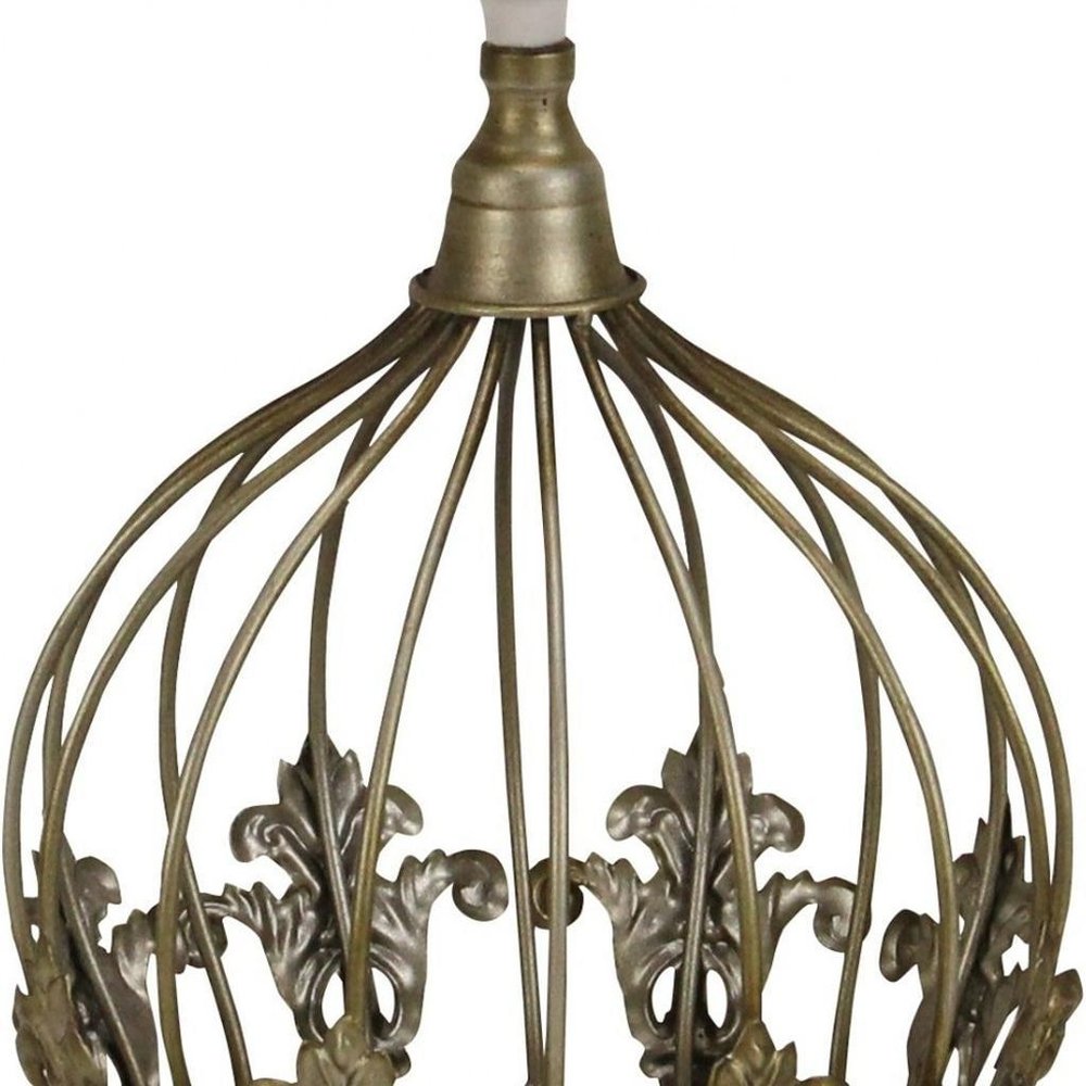 10" Bronze Metal Hand Painted Decorative Crown Tabletop Sculpture. Sculpture isolated on a plain white background, finished in bronze metal.