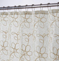 72" Linen Polyester Shower Curtain on a white background