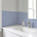 7" X 7" Azul Multi Mosaic Peel and Stick Tiles