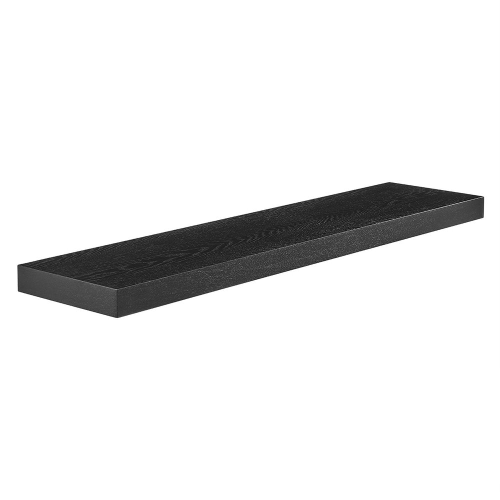 43" White Wooden Wall Mounted Floating Shelf
