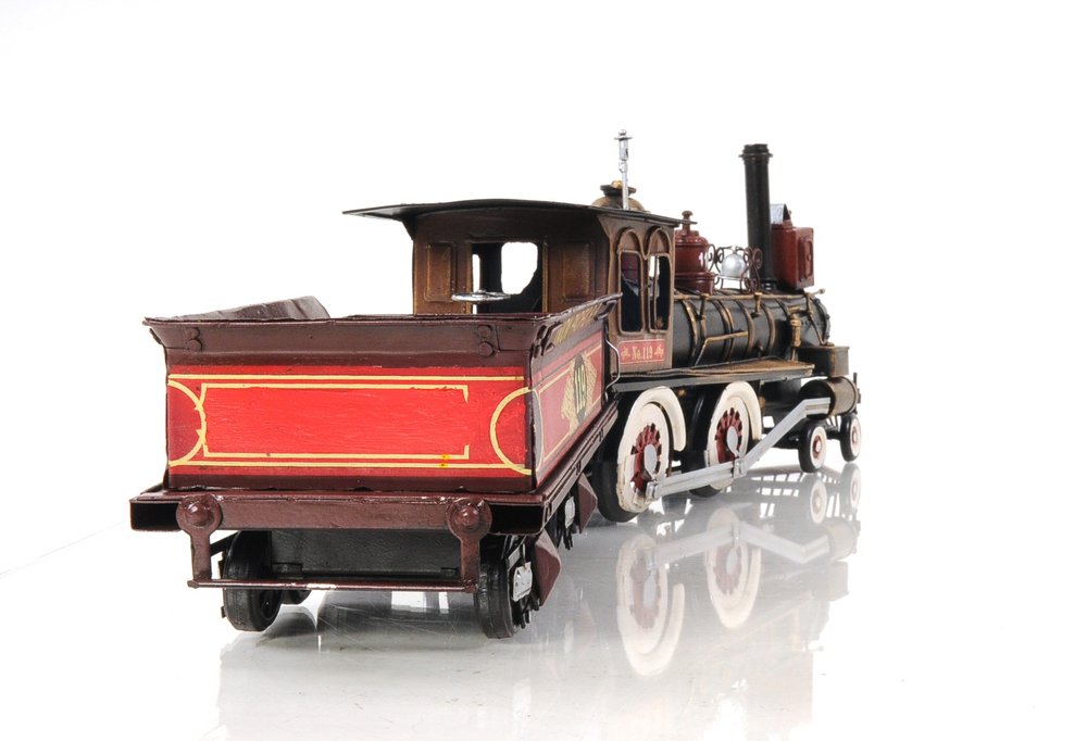 Union Pacific Locomotive Sculpture on a white background