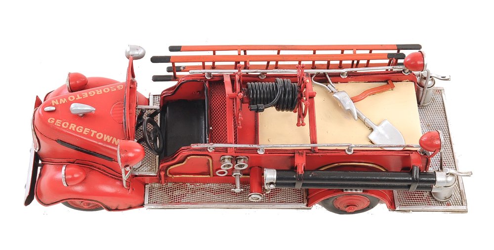 6" Red Metal Hand Painted Model Car