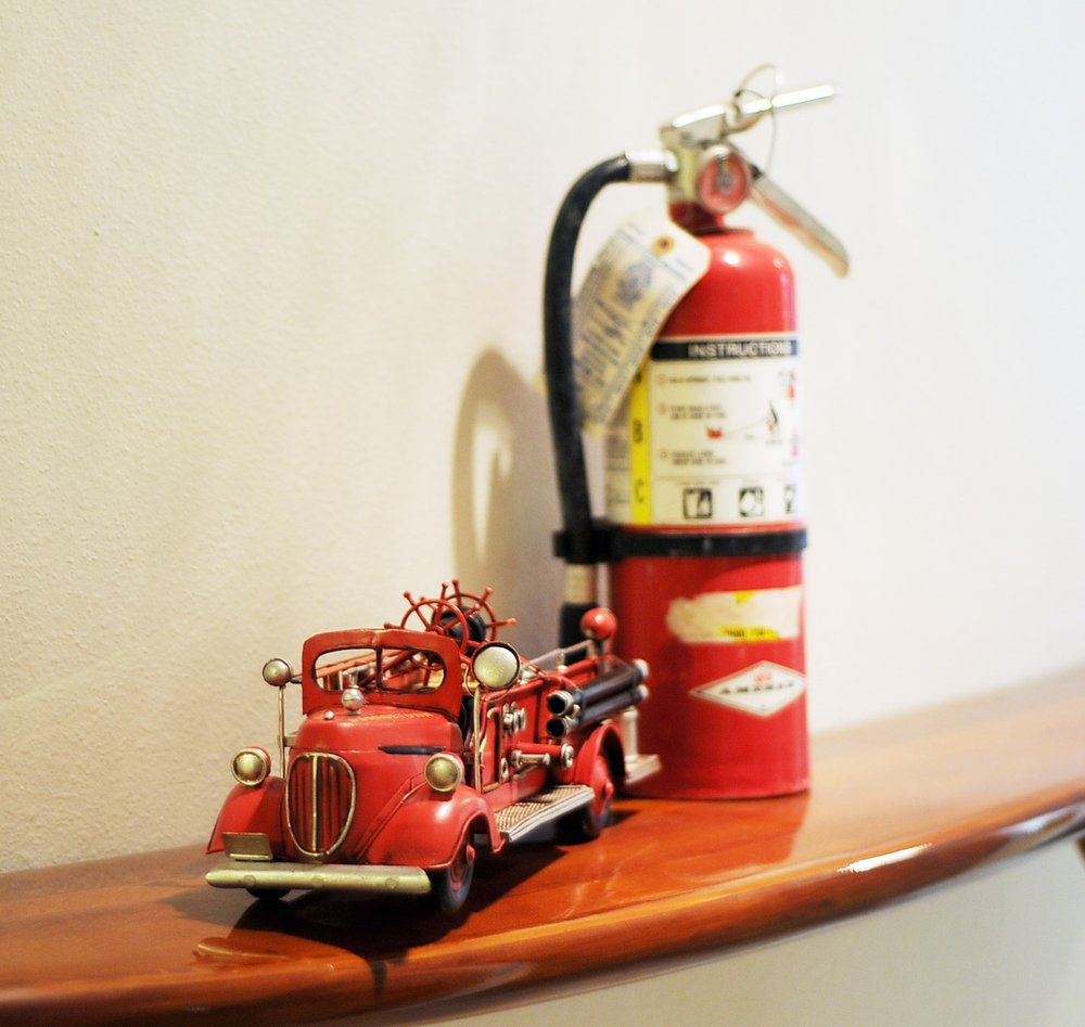 6" Red Metal Hand Painted Model Car