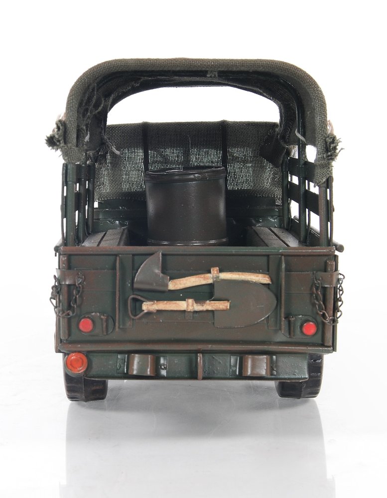 7" Green Metal Hand Painted Model Car