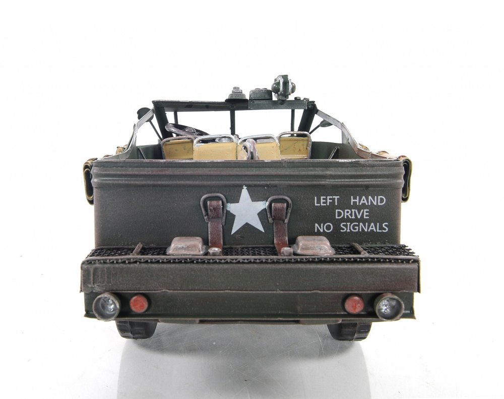 6" Green Metal Hand Painted Model Car