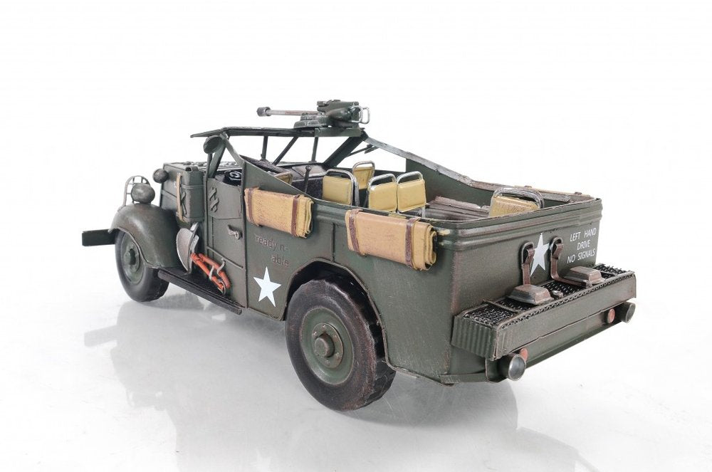 6" Green Metal Hand Painted Model Car