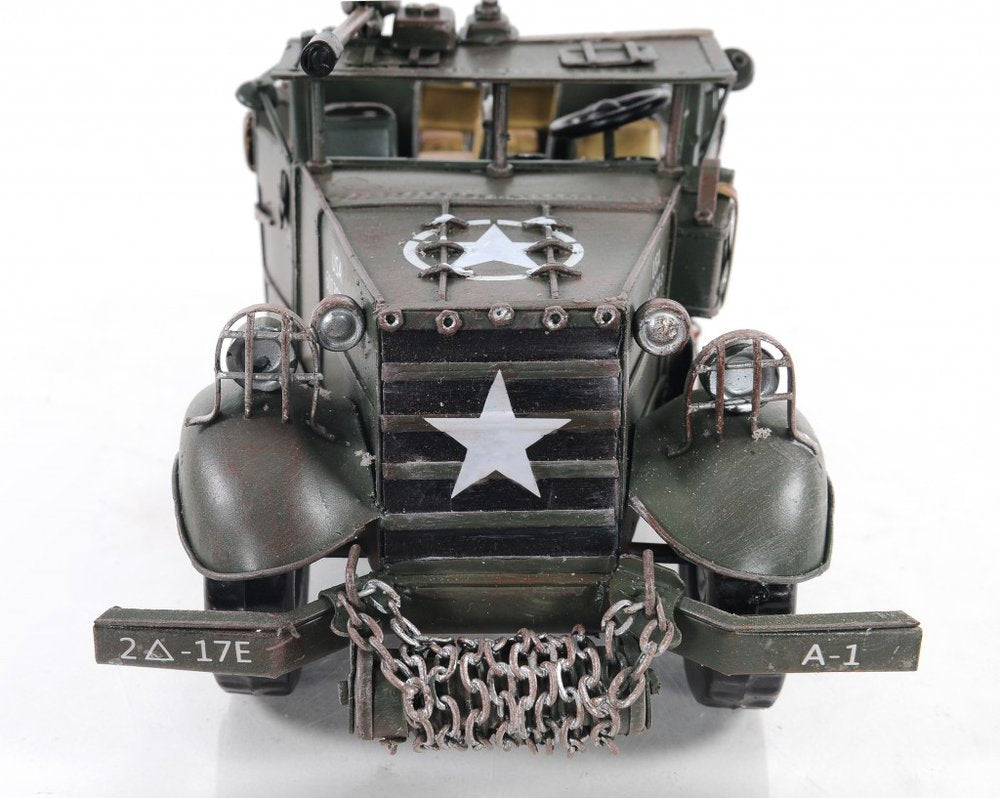 6" Green Metal Hand Painted Model Car