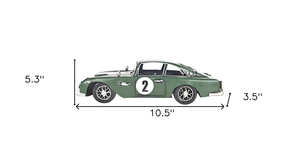 c1955 Porsche 356 Speedster Decorative Model Car on a white background