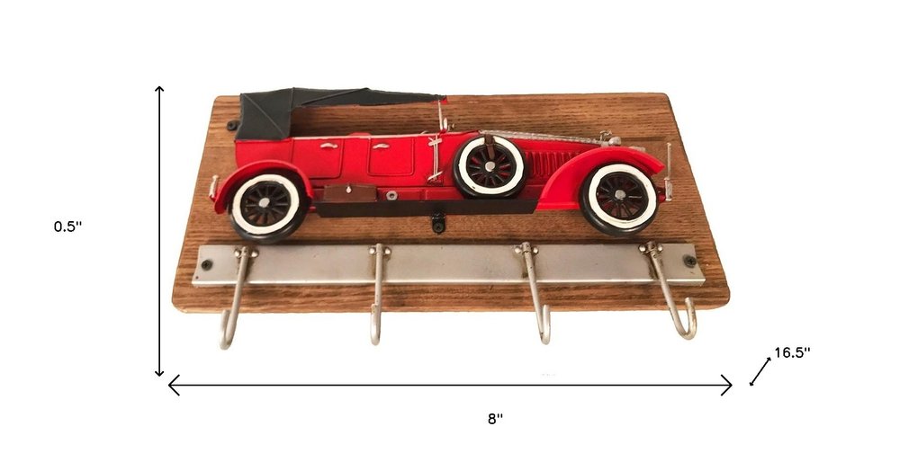 c1934 Duesenberg Model J Coat Rack on a white background