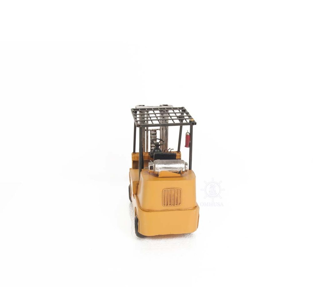 Propane Forklift Sculpture on a white background