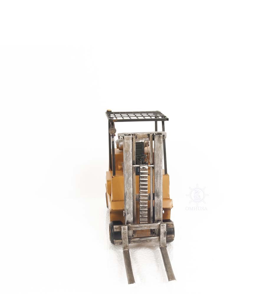 Propane Forklift Sculpture on a white background