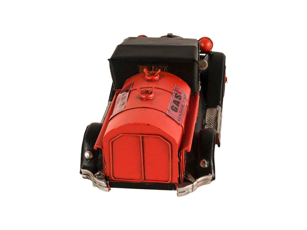 5" Red And Black Metal Hand Painted Model Car