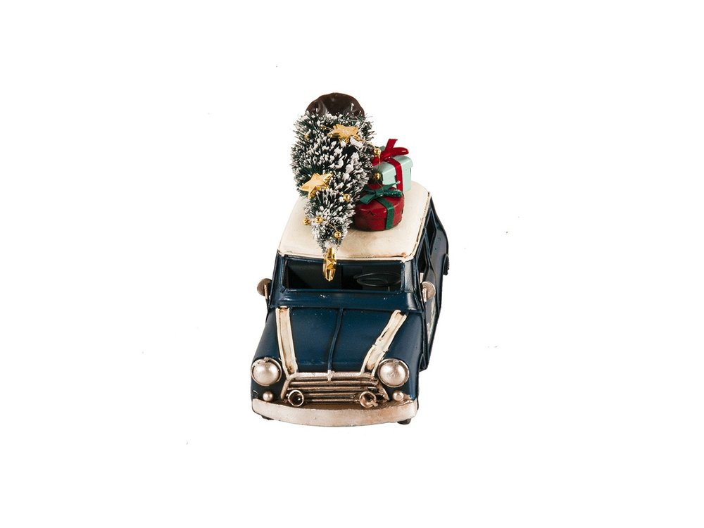 4" Blue Metal Hand Painted Model Car