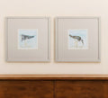 Set of Two Sandpipers Watercolor Wall Art