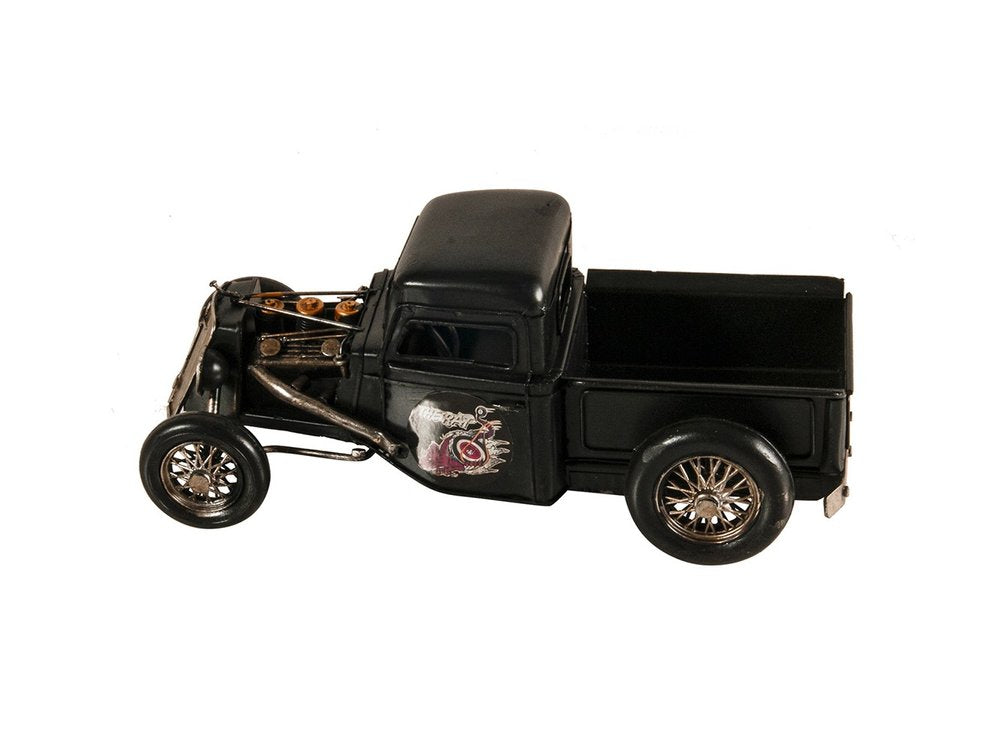 5" Black Metal Hand Painted Model Car