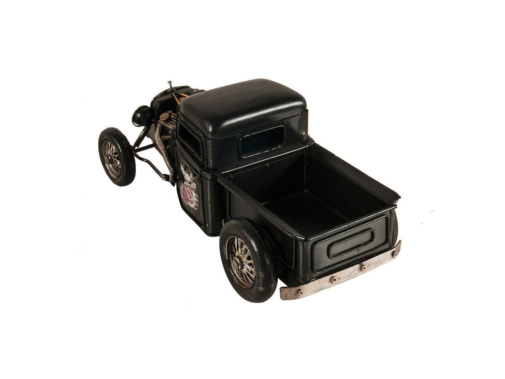 5" Black Metal Hand Painted Model Car