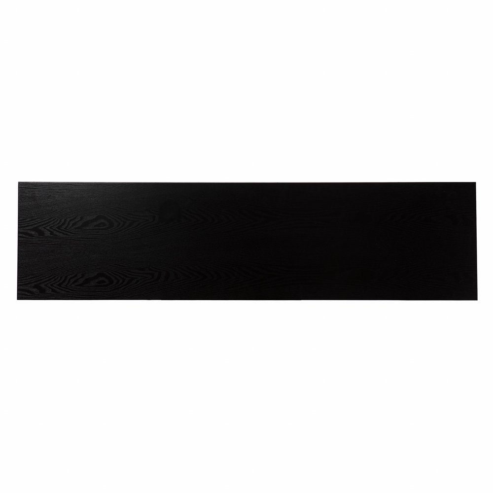 Black and Gold Harlequin Sideboard Storage Cabinet on a white background
