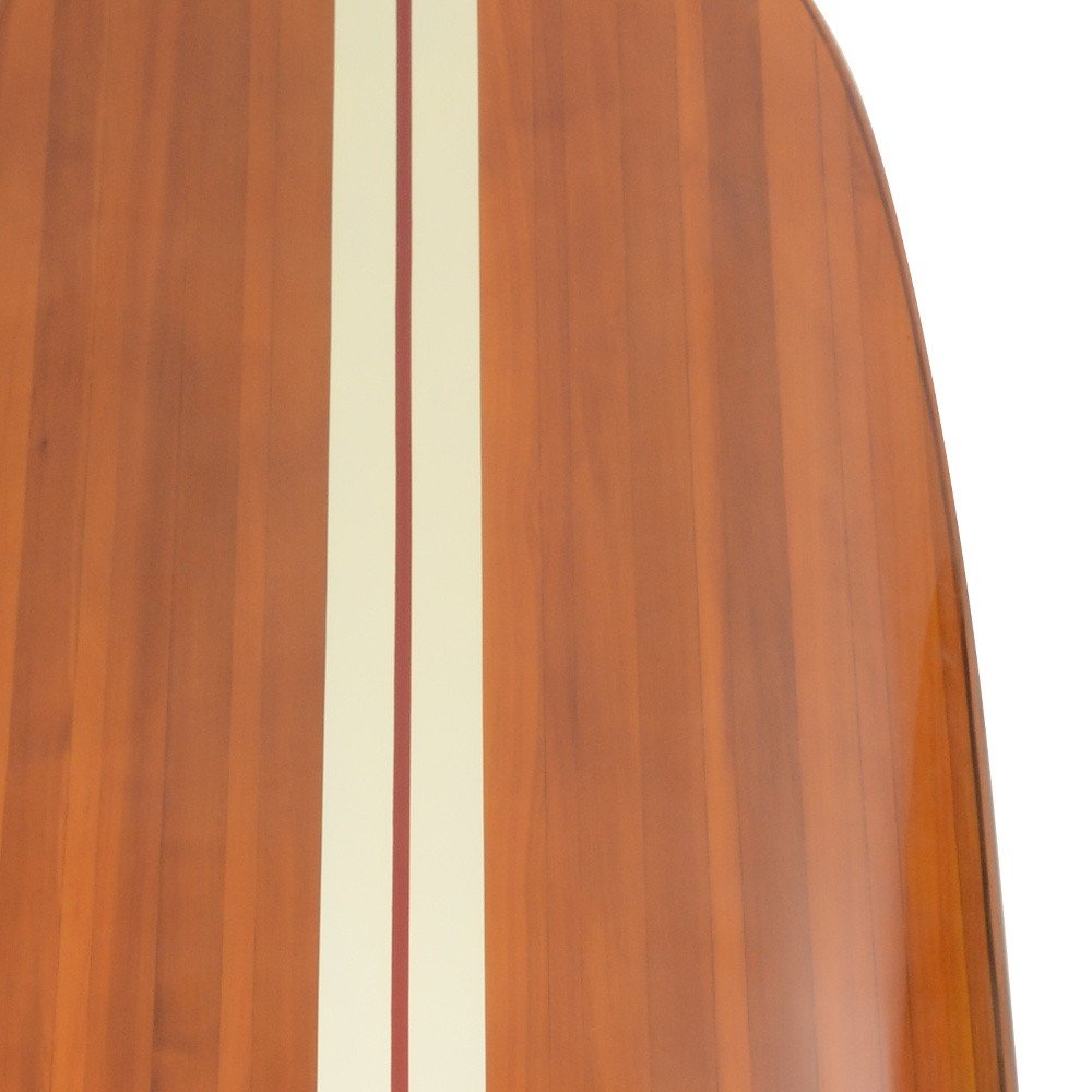 Close-up of 5" Brown Wood Outdoor Game showing brown wood detail.