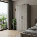 71" Light Gray Wood Single Drawer Combo Dresser in a home interior