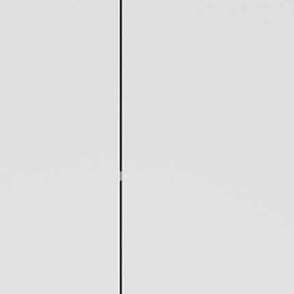 78" Modern White Pantry Cabinet with Two Full Size Doors on a white background