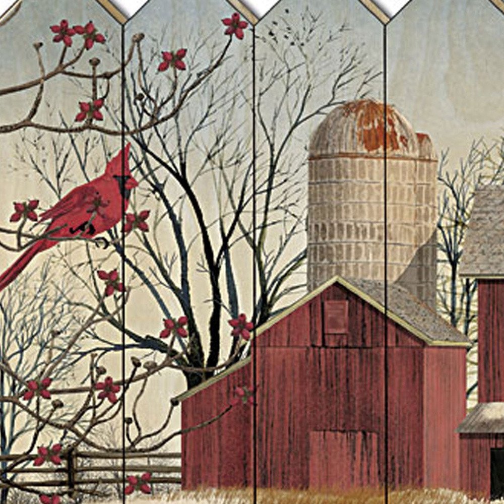 Winter Friends Unframed Print Wall Art in a home interior