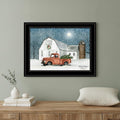 Wintry Weather 3 Black Framed Print Wall Art