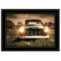 Wrong Lane 2 Black Framed Print Wall Art on a white background