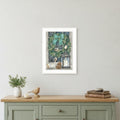 Winter Wreath 1 White Framed Print Wall Art