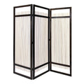 72" Brown Willow Panel Screen Room Divider