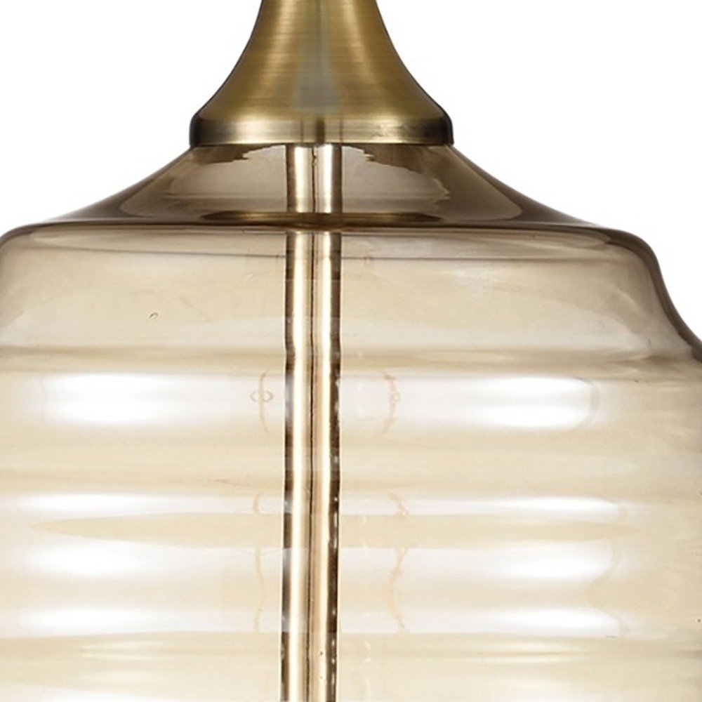 23" Off-White Metal Bedside Table Lamp With Off-White Shade. Table lamp isolated on a plain white background, in a off-white metal finish.