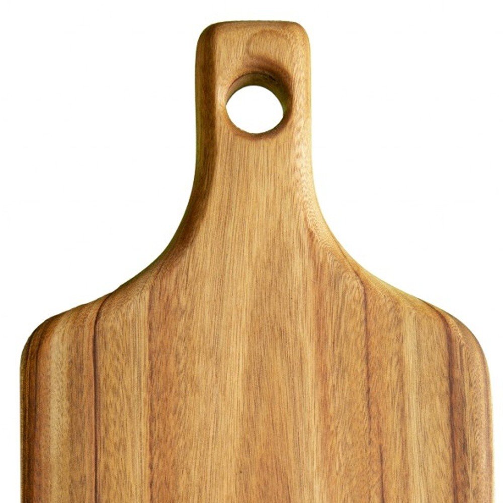 Natural Laurel Wood Anti Bacterial Paddle Board on a white background