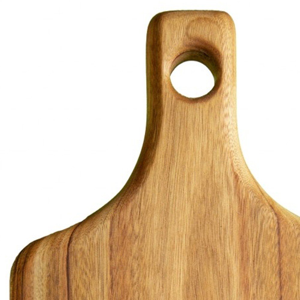 Natural Laurel Wood Anti Bacterial Paddle Board on a white background