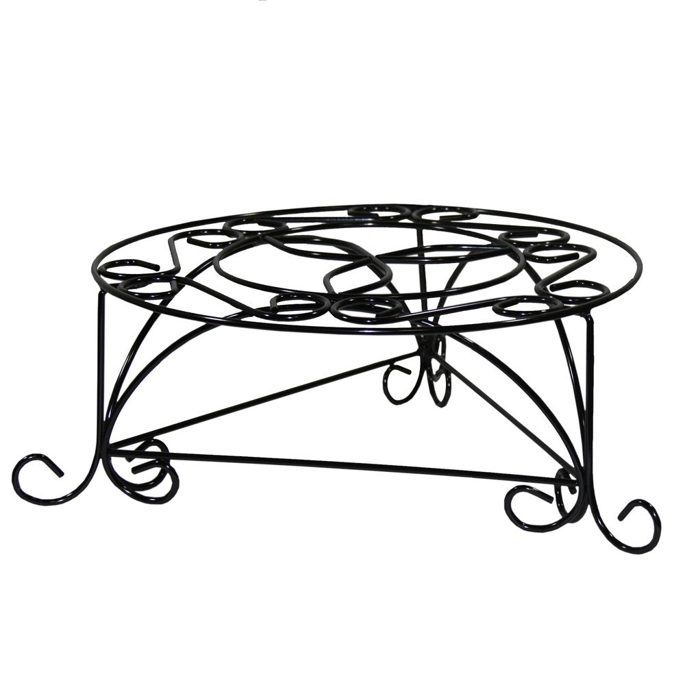 6" Black And Gold Metal Garden Accents Accessories
