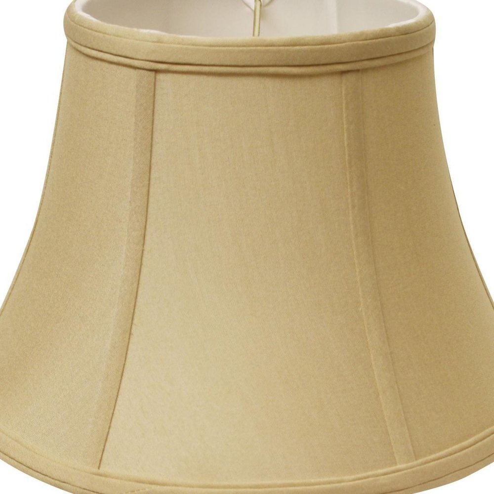 Tan No Slub Innsbruck Drum Lamp Shade close-up detail