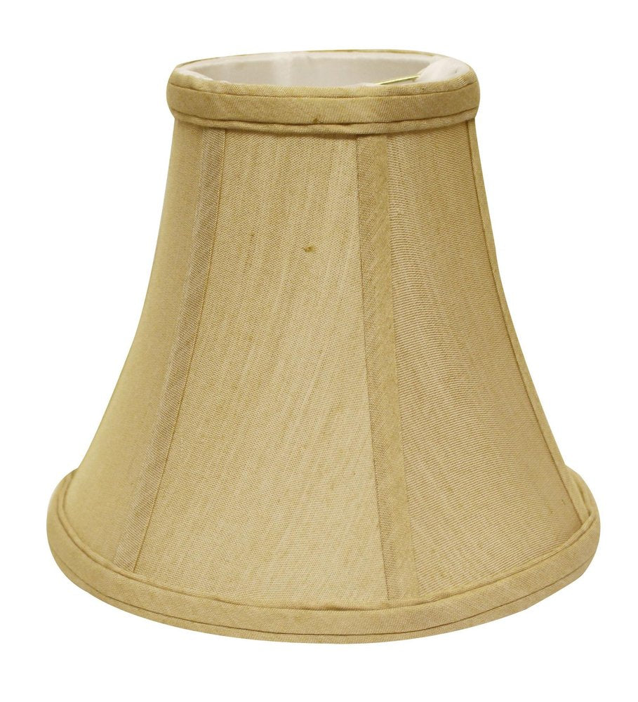 Tan No Slub Innsbruck Bell Lamp Shade on a white background