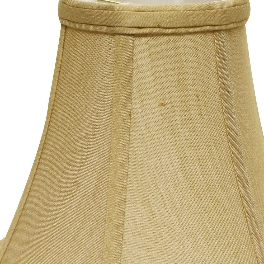 Tan No Slub Innsbruck Bell Lamp Shade close-up detail
