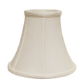 Off White Monay Shantung Silk Bell Lamp Shade