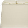 White Linen Lamp Shade close-up detail
