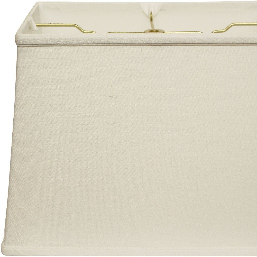 White Linen Lamp shade close-up detail