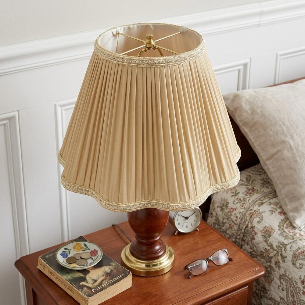 Taupe Shantung Silk Square Lamp Shade