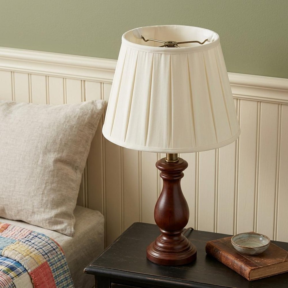 Ivory Shantung Silk Empire Lamp Shade