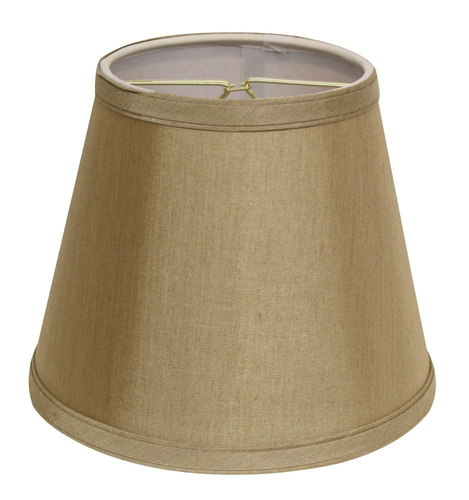 Tan No Slub Innsbruck Empire Lamp Shade on a white background