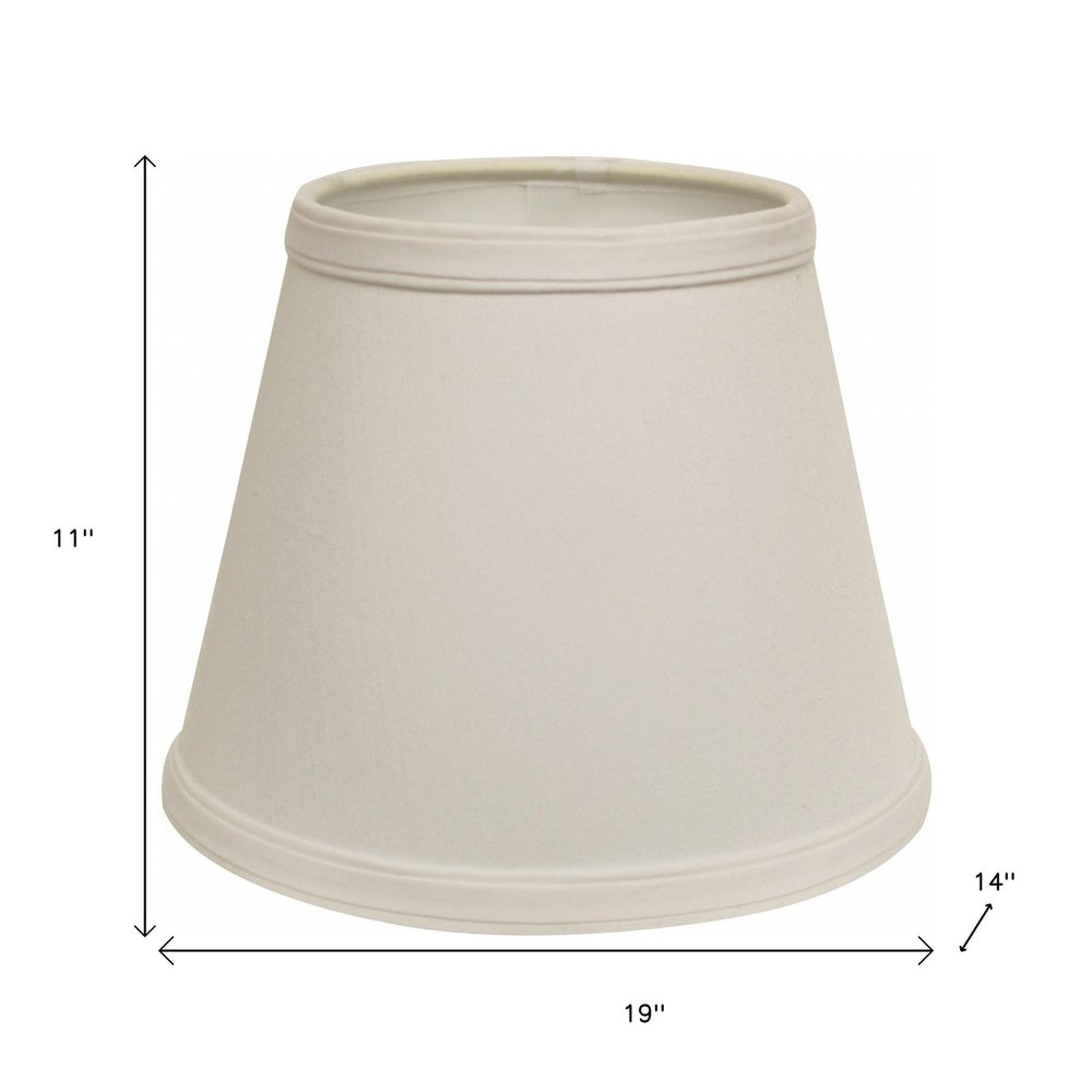 White No Slub Innsbruck Empire Lamp Shade on a white background