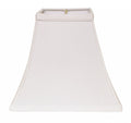 White No Slub Innsbruck Square Lamp Shade on a white background