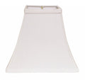 White No Slub Innsbruck Square Lamp Shade on a white background